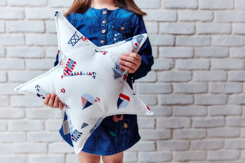 Sternkissen aus Baumwolle – Gemischte Designs