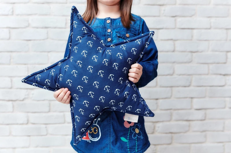 Sternkissen aus Baumwolle – Gemischte Designs