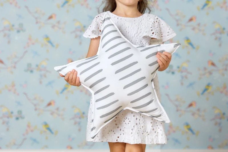 Sternkissen aus Baumwolle – Gemischte Designs