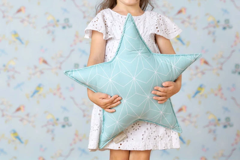 Sternkissen aus Baumwolle – Gemischte Designs