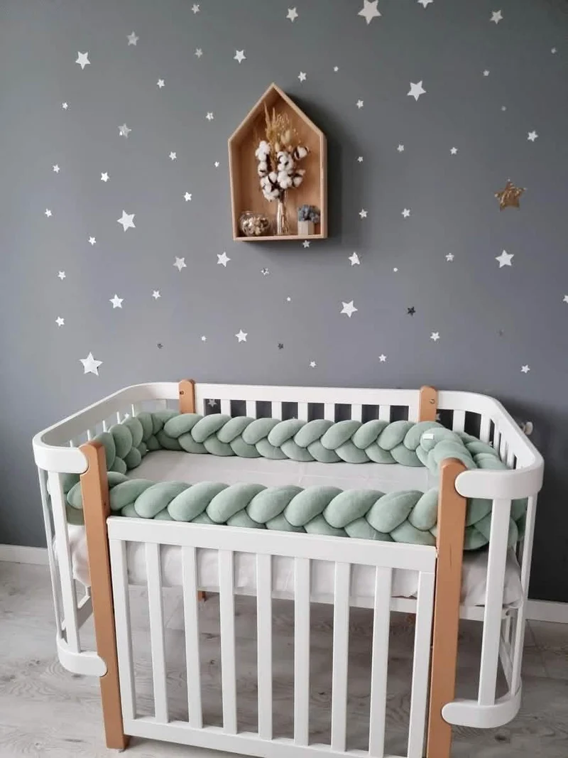 Braided Crib Bumper 15 cm