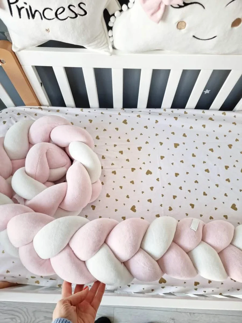 Braided Crib Bumper 15 cm