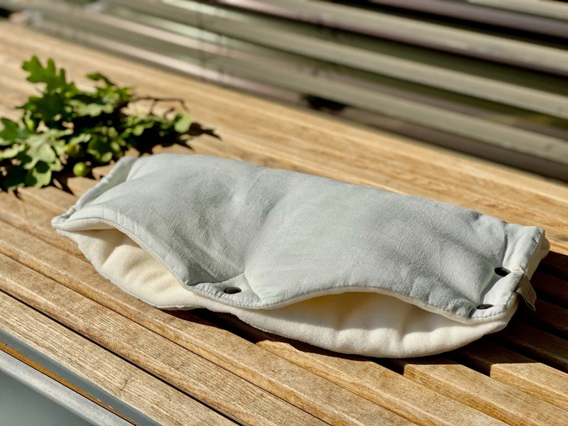 Kinderwagenmuff aus Leinen – natürlich & atmungsaktiv, 100 % Leinen
