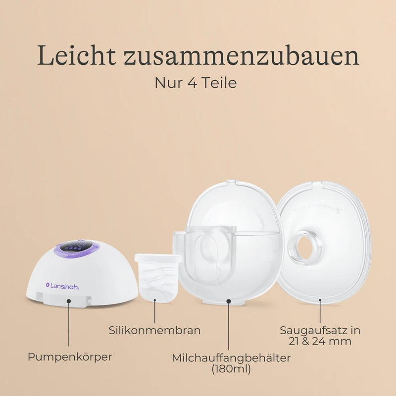 Lansinoh® Tragbare Milchpumpe
