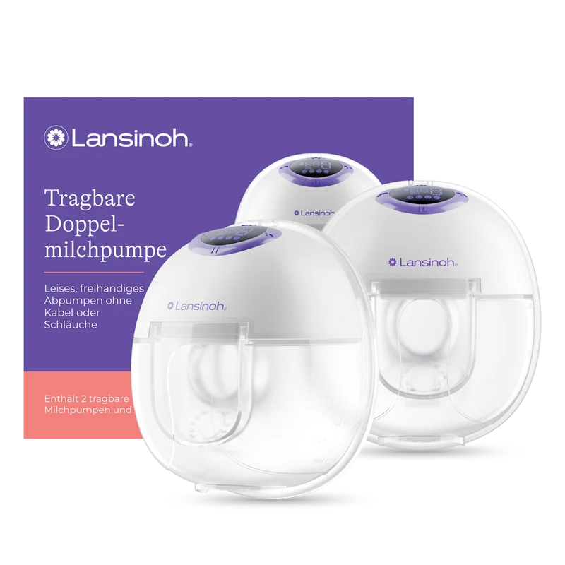 Lansinoh® Tragbare Doppelmilchpumpe