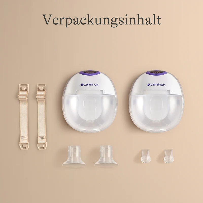 Lansinoh® Tragbare Doppelmilchpumpe