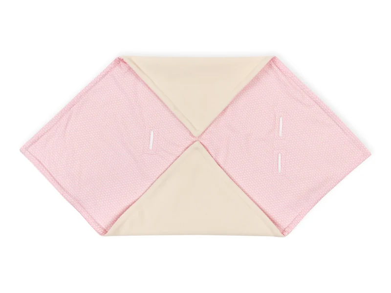 Babydecke für Babyschale Winter aus glattem Baumwollstoff – mit weichem Fleece