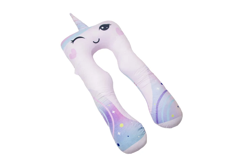Ersatzbezug für Kinderkissen - Mikroplüsch (Einhorn)