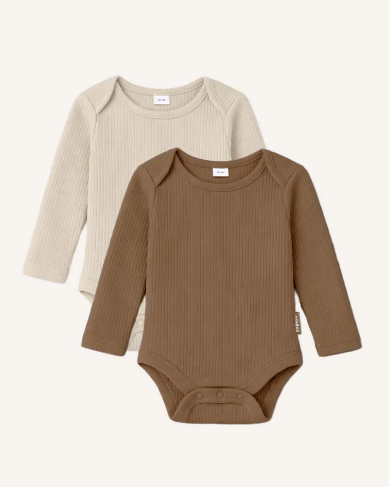 BABYGO® Langarm-Babybody | 2er-Pack