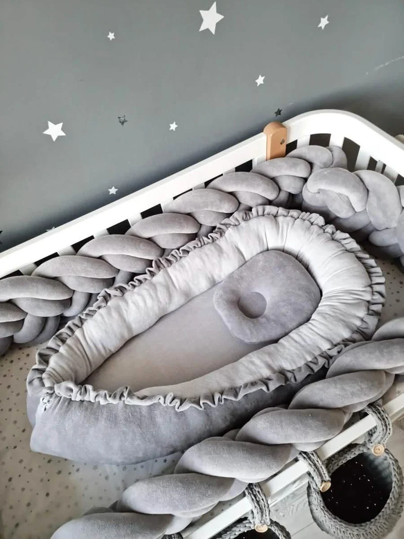 Baby Bedding Set Gray - Princess Swan, Butterfly & Cloud