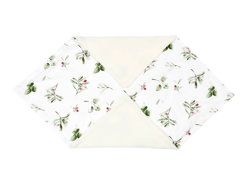 Babydecke für Babyschale Winter aus farbig bedrucktem Musselin – weich & luftig