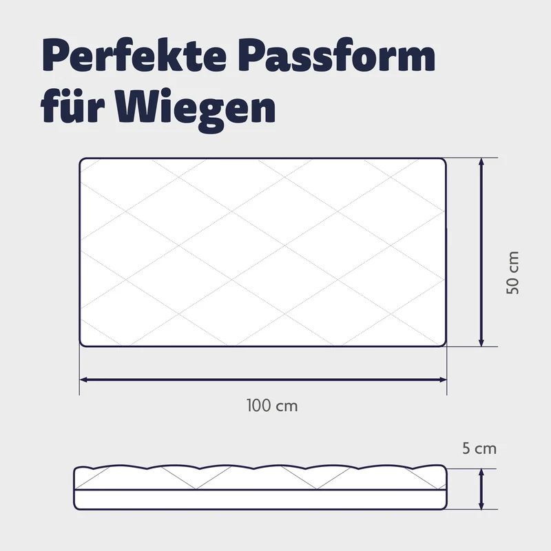 Wiegenmatratze Dr. Lübbe Premium 100x50 cm