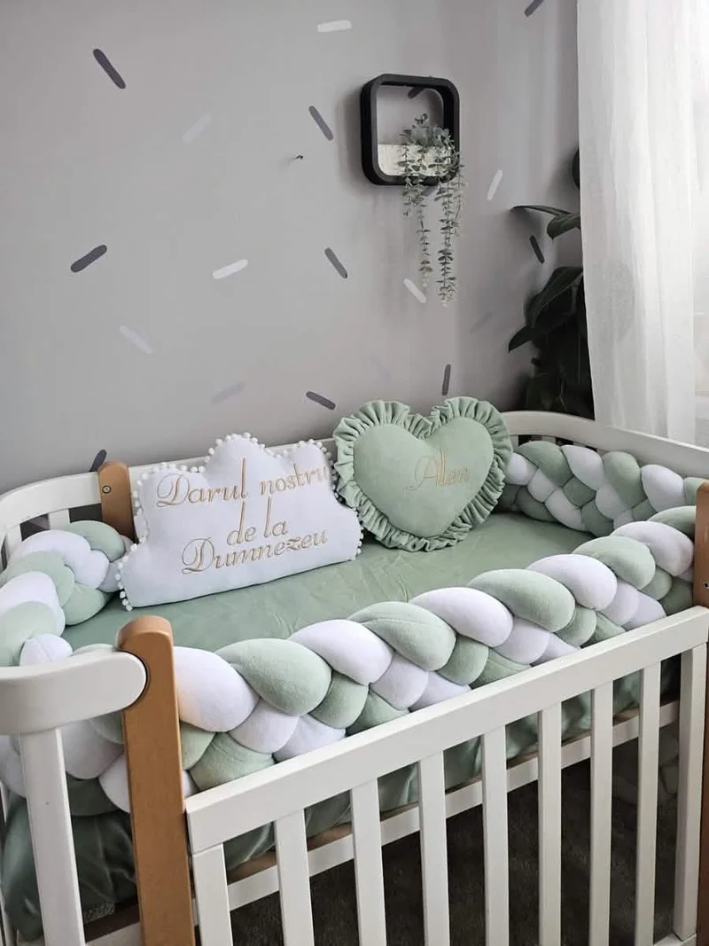 Green Pistachio Baby Bedding Set - Gender Neutral Nursery Decor
