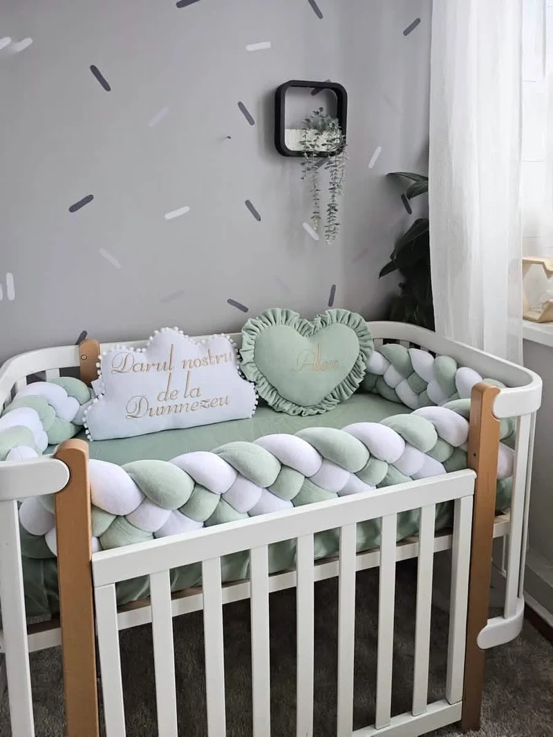 Green Pistachio Baby Bedding Set - Gender Neutral Nursery Decor