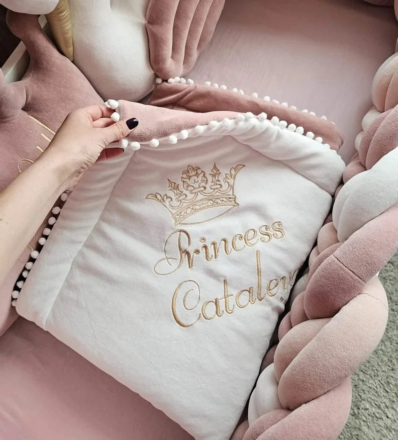 Luxury Baby Bedding Set - Star, Seashell & Swan