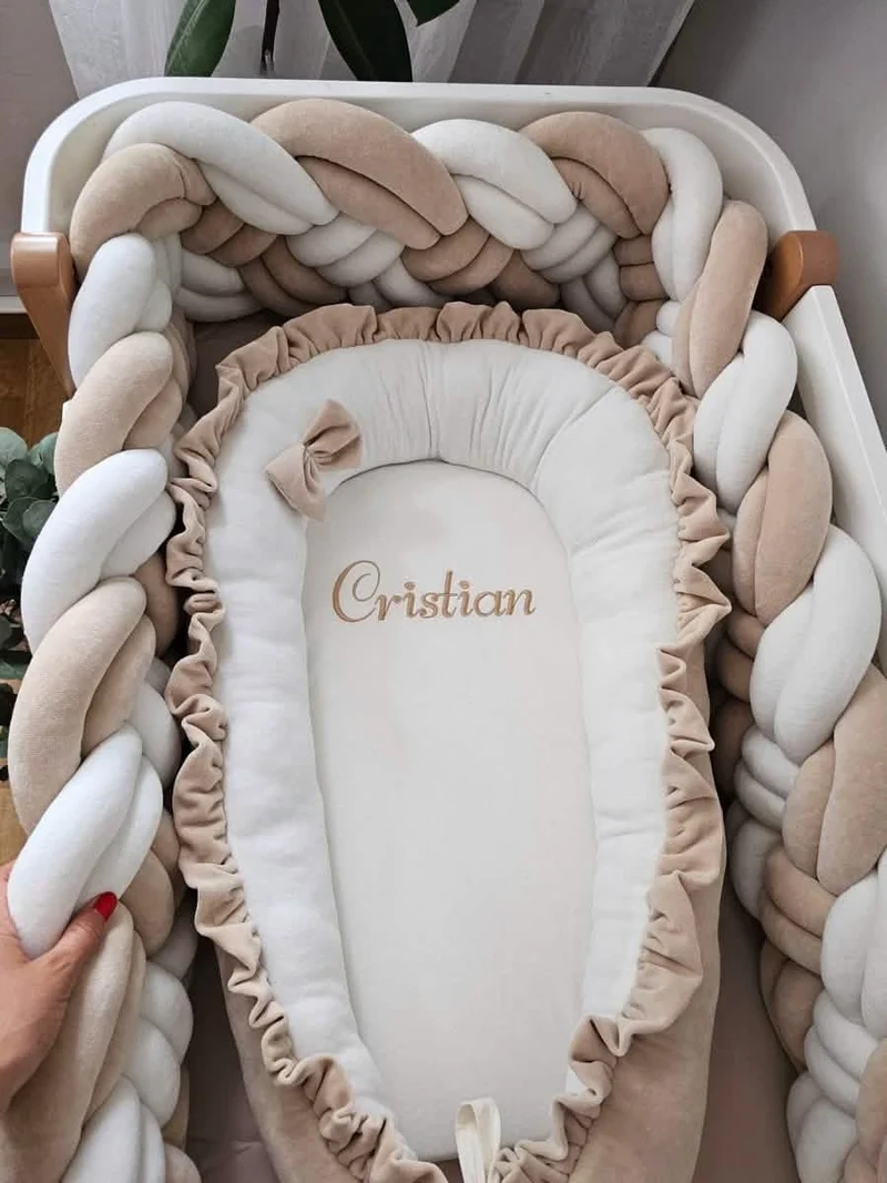 Baby Bedding Set Beige - Princess Swan, Star & Cloud