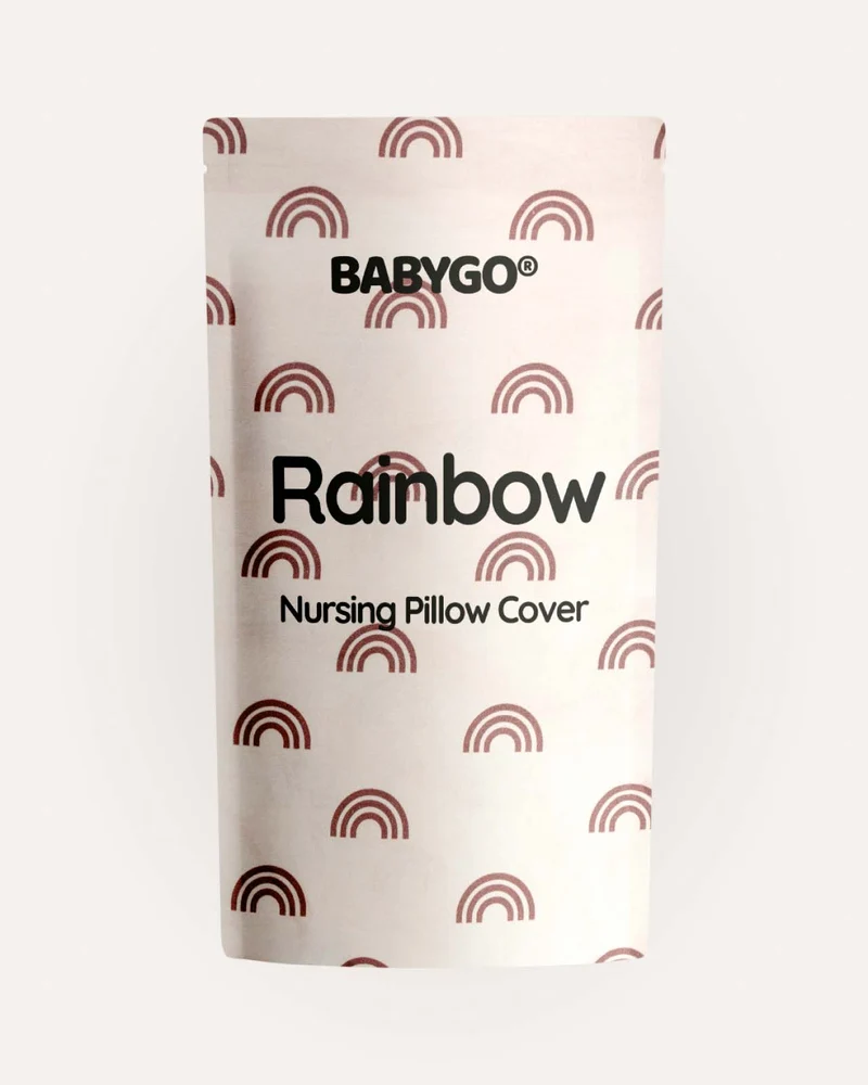 BABYGO® Stillkissenbezug Regenbogen