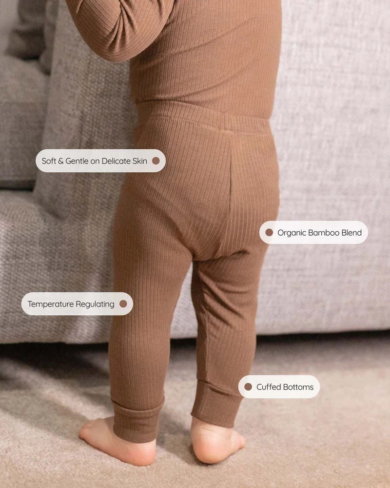 BABYGO® Gerippte Baby-Leggings
