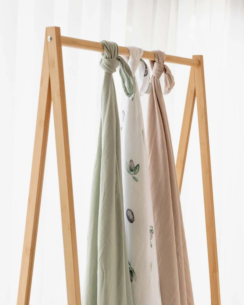 BABYGO® Große Musselin-Wickeldecke (3er-Pack)