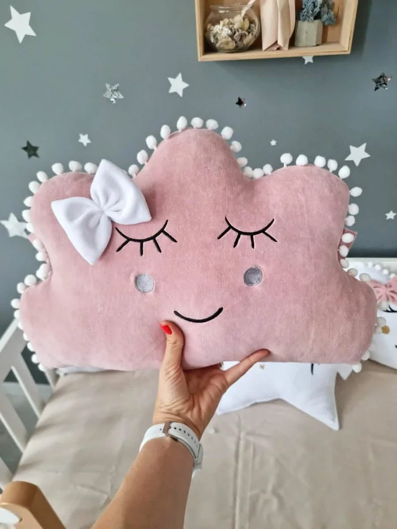 Baby Pillow Cloud with Face 50 cm