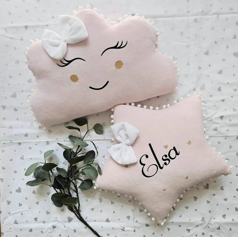 Baby Pillow Cloud with Face 50 cm