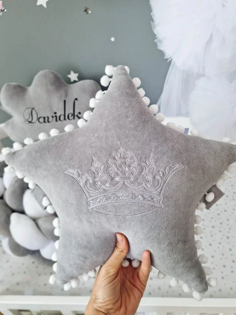 Personalized Star Baby Pillow 40 cm