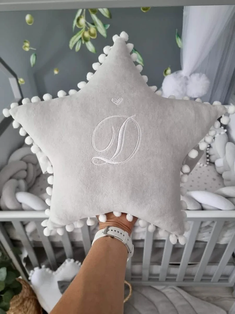 Personalized Star Baby Pillow 40 cm
