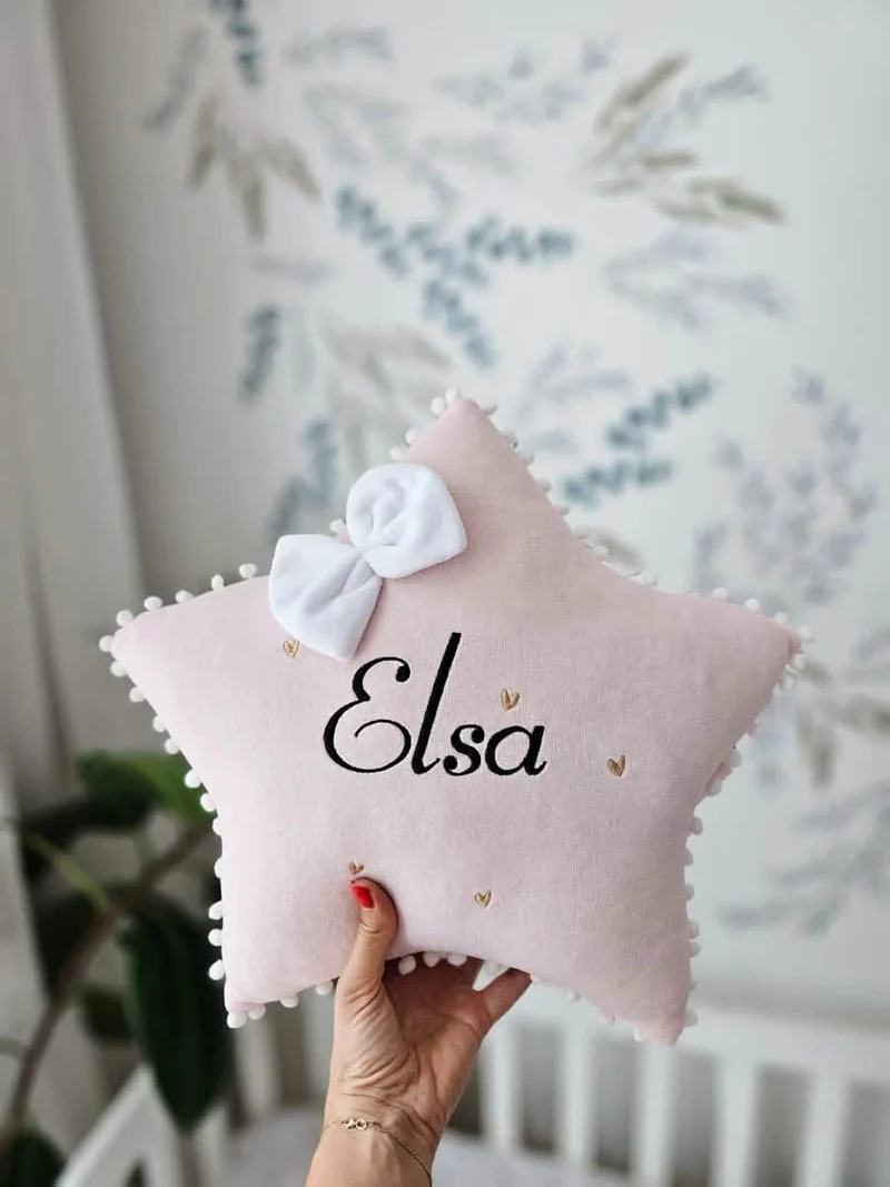 Personalized Star Baby Pillow 40 cm