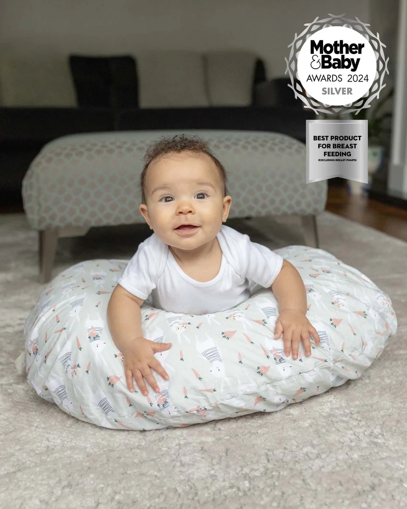 BABYGO® Stillkissenbezug mit Kaninchenmotiv