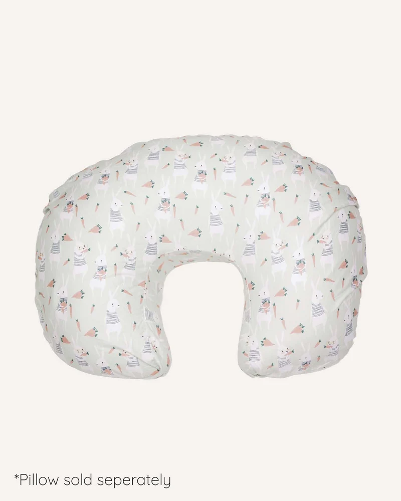 BABYGO® Stillkissenbezug mit Kaninchenmotiv