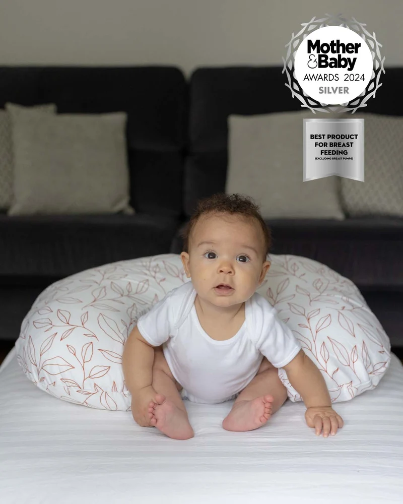 BABYGO® Stillkissenbezug mit Orangenblatt
