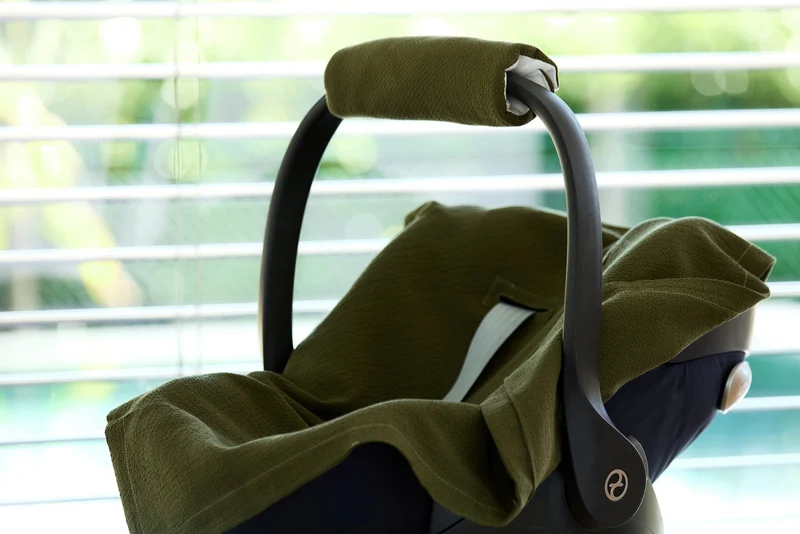 Babydecke für Babyschale Sommer aus Doppelkrepp – weich & robust