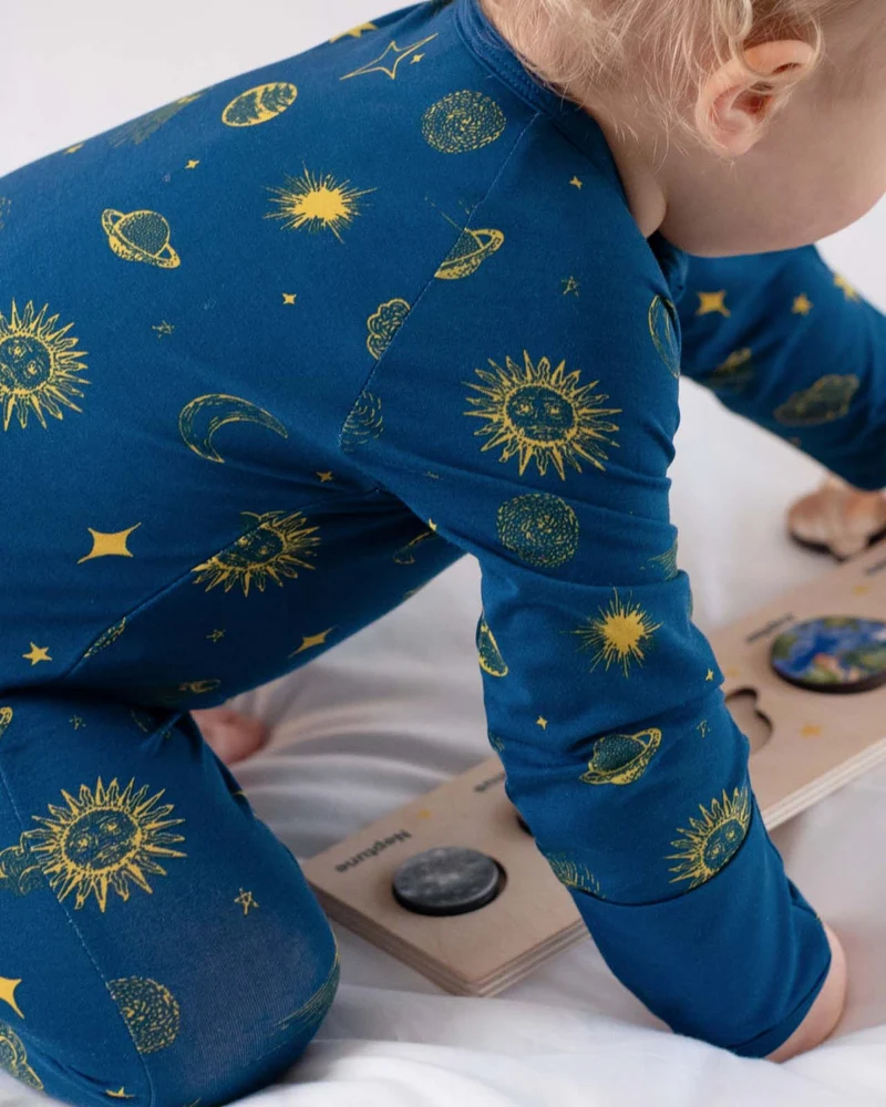 BABYGO® Midnight Moon Schlafanzug mit Reißverschluss