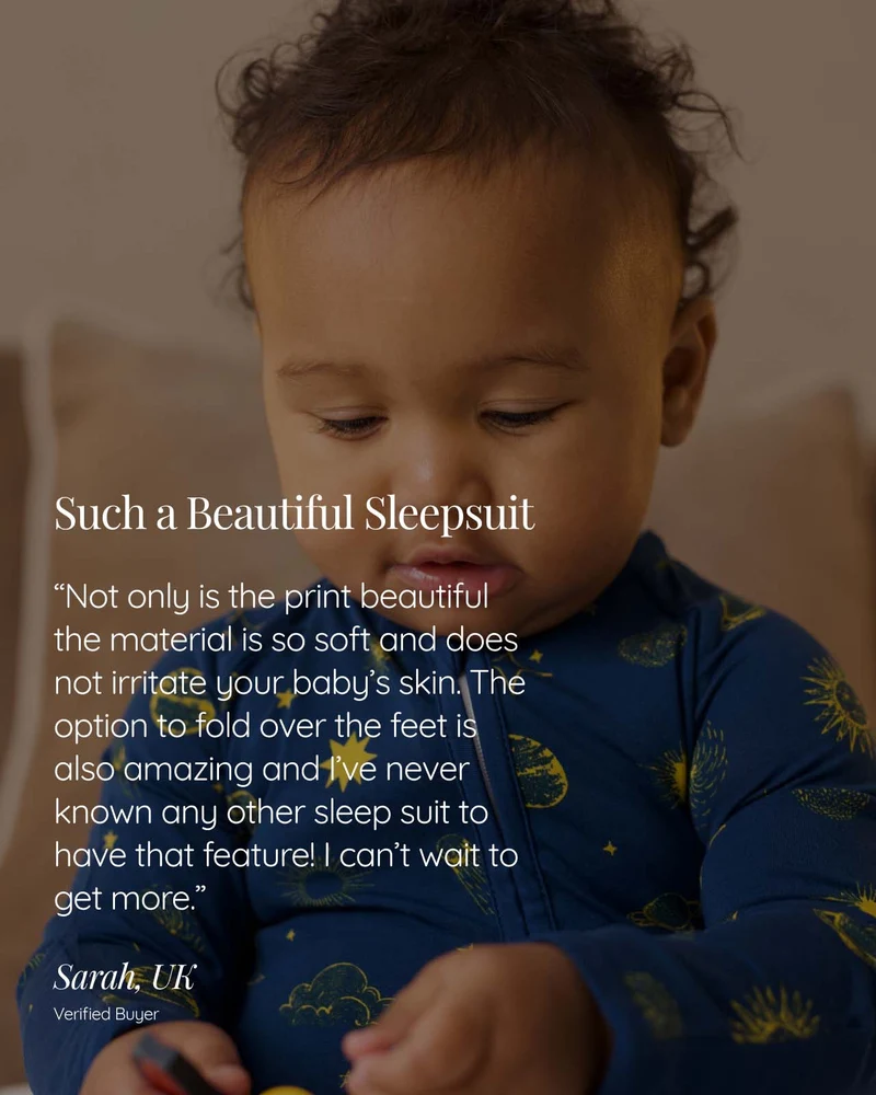 BABYGO® Midnight Moon Schlafanzug mit Reißverschluss