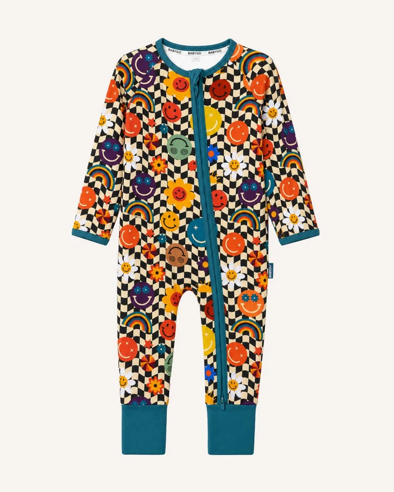 BABYGO® Groovy Zip Schlafanzug