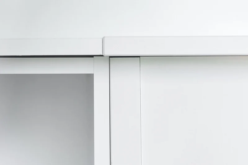 Stauraumregal für MALM-Kommode mit 4 Schubladen – Weiß