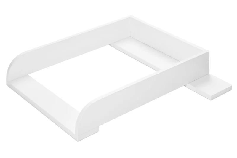 Wickelaufsatz für GULLABERG-Kommode mit 3 Schubladen – weiß, mit Abdeckblenden – Wickelfläche 50 × 70 cm