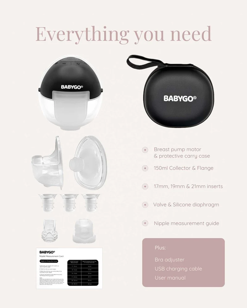 BABYGO® Air™ Elektrische Milchpumpe