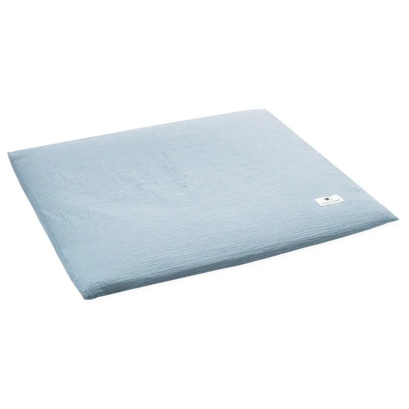 Bezug Wickelunterlage Musselin, Denim
