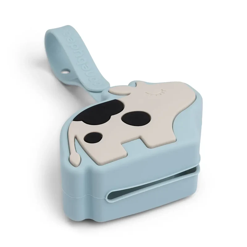 Silikone sutteholder - Dotti - Blå