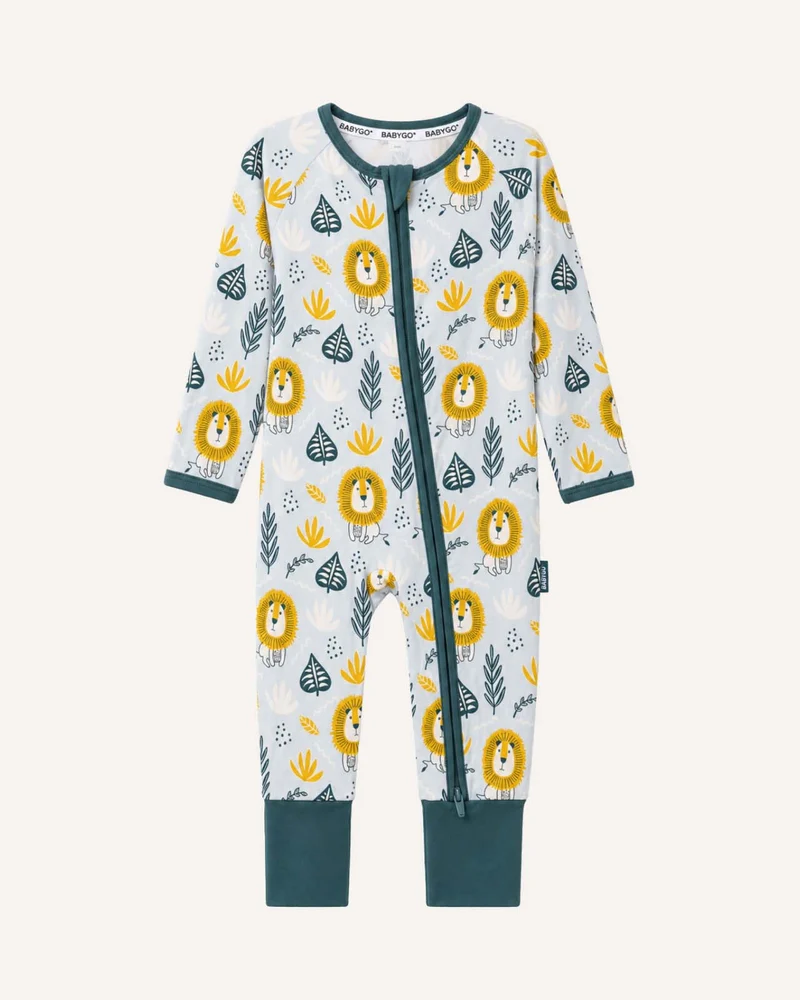 BABYGO® Löwe-Schlafanzug mit Reißverschluss