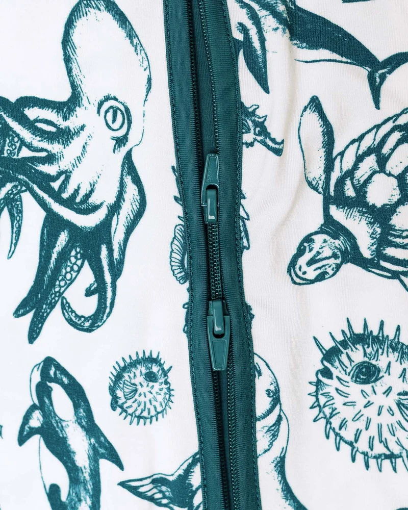 BABYGO® Sea Creatures Schlafanzug mit Reißverschluss