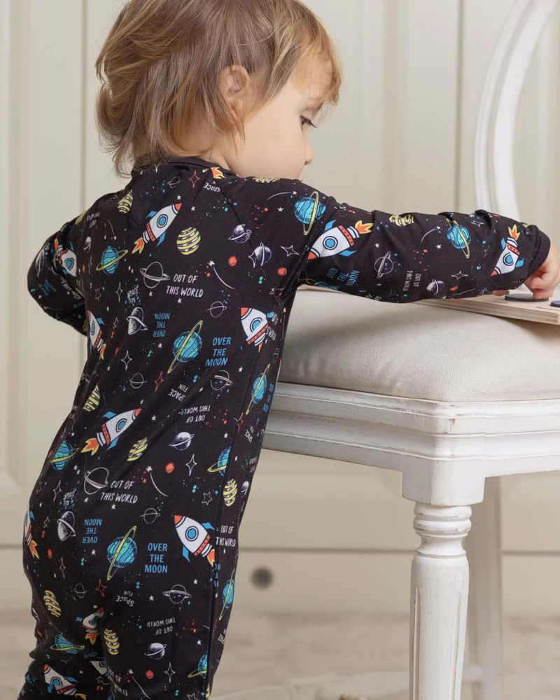 BABYGO® Space Zip Schlafanzug
