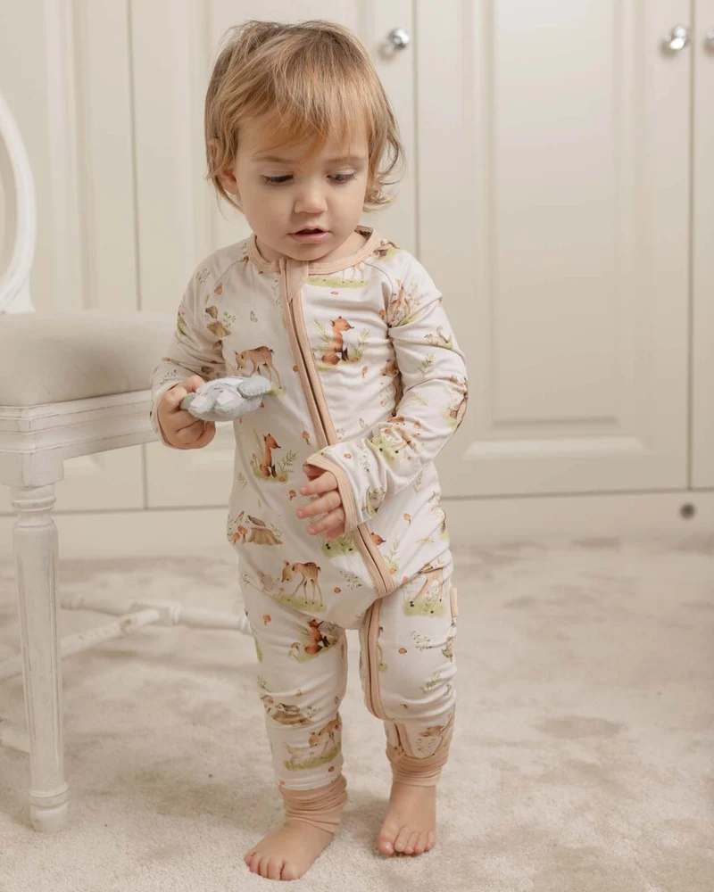 BABYGO® Woodland Zip Schlafanzug