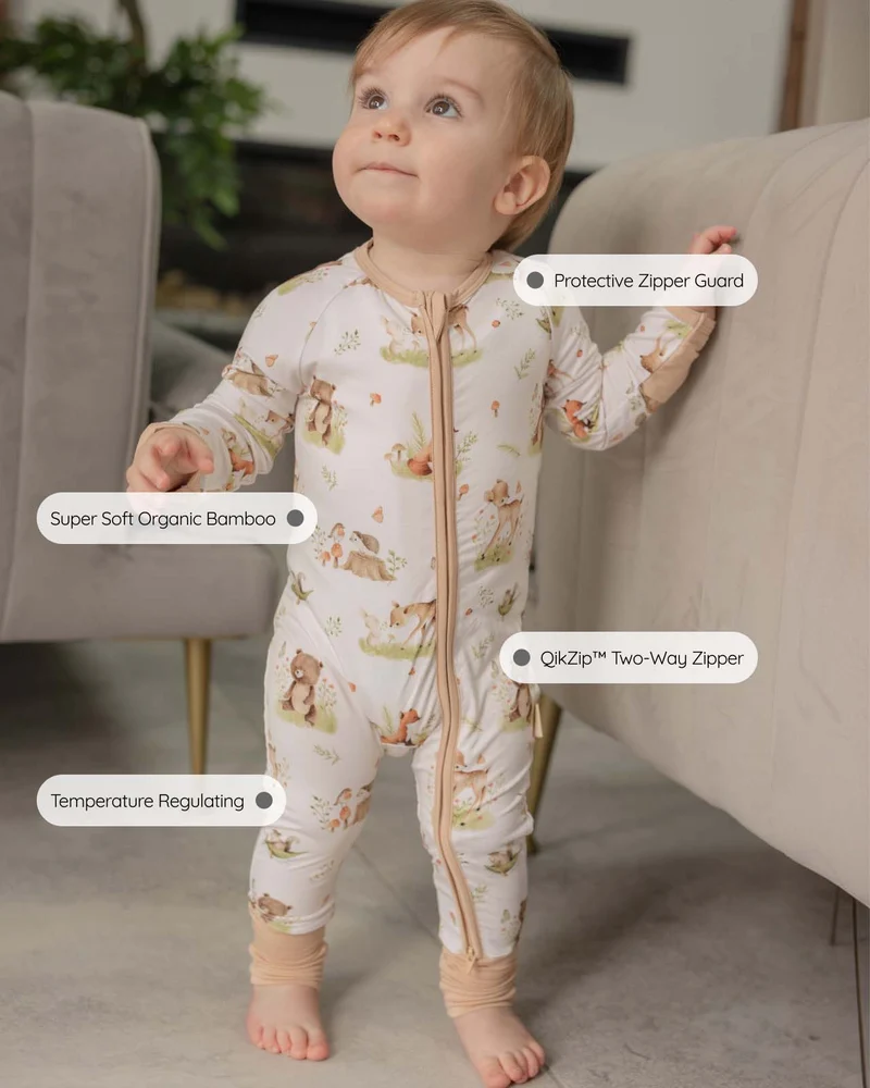 BABYGO® Woodland Zip Schlafanzug