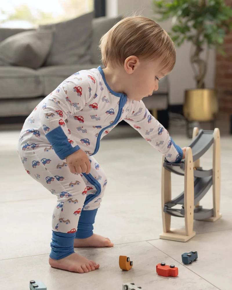 BABYGO® Auto-Schlafanzug mit Reißverschluss