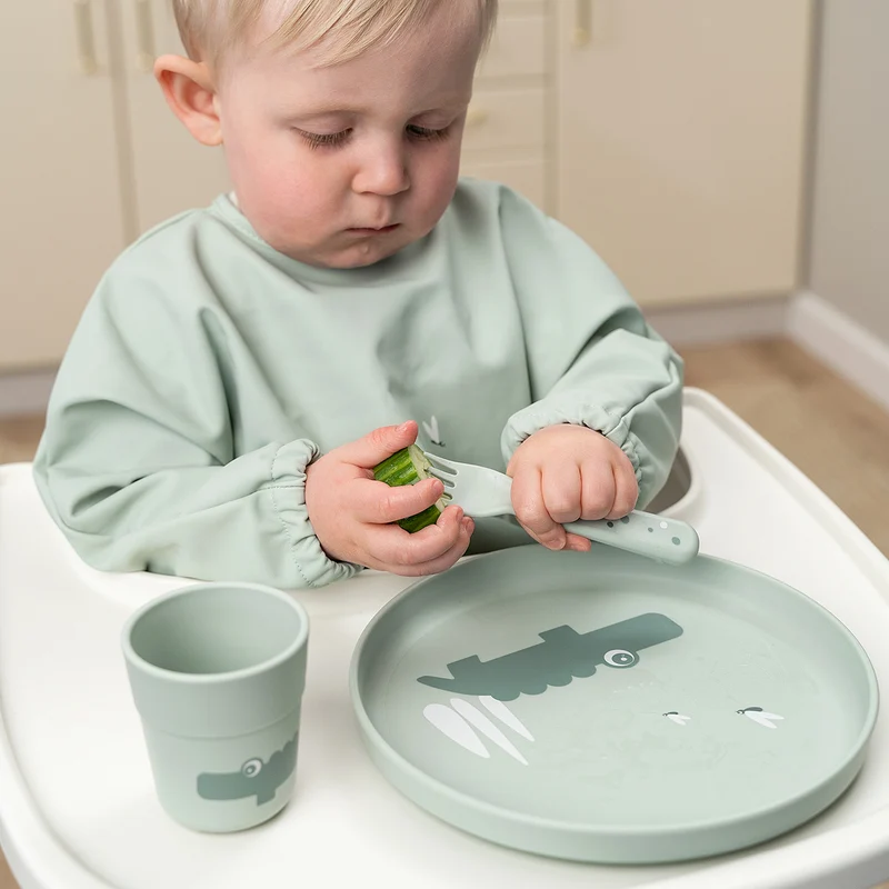 Foodie tallerken sæt - Croco - Grøn