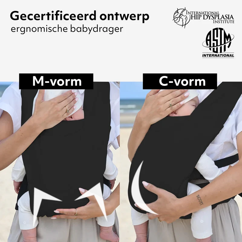 Babytrage Nova Schwarz