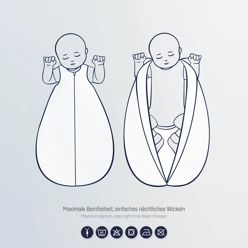 Jersey Sommerschlafsack - Little Bow