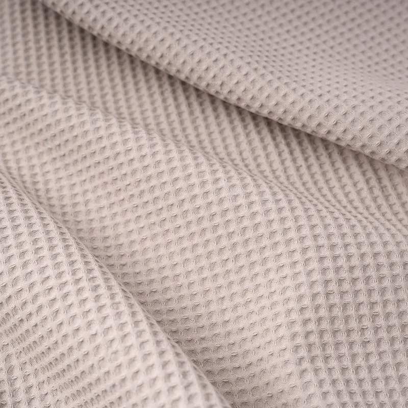 Stillkissenbezug mit Knopf, Waffelpiqué Seashell